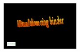 Virtual Three Ring Binder