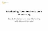 Marketing your small business on a shoestring short