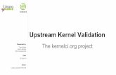 HKG15-201: Upstream Kernel Validation