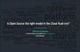ApacheCon NA 2015 - Gabriele Columbro - Is Open Source the right model in the Cloud Era?