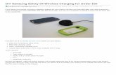 DIY Samsung Galaxy S4 Wireless Charging Under $30