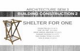 Building Construction Project 1 Shelter Report