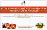 Value added bioactive minor compounds from palm oil by-products