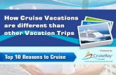 Top Ten Reason to Love Cruise Vacations