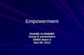 Empowerment presentation