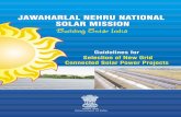 India's National Solar Mission - Phase 1 Guidelines