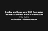 Deploy and Scale your PHP App with AWS ElasticBeanstalk and Docker- PHPTour Luxembourg 2015