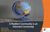 An informed community is a resilient community