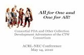 2010 ACRL-NEC:  All For One and One For All!