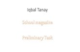 Iqbal tanay prelimanary task1