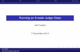 Judge classes   joe hughto