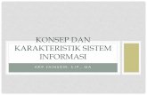Konsep dan Karakteristik Sistem Informasi