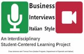Business Italian Style. An Interdisciplinary Student-Centered Learning Project