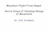 Mountain flight from nepal