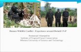 Human Wildlife Conflict: Experience around Bwindi Impenetrable National Park