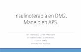 Insulinoterapia en paciente dm2 en aps