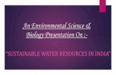 Sustainable Water Resources in India