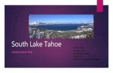 South Lake Tahoe Field Assignment