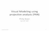 Visual modeling using projective analysis (pan)