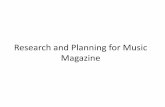 Research and planning media