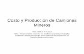 Programa de caterpillar costos de produccion de camiones mineros en español