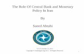 Role of Monetary Policy and Central Banking in Combating Inflation   Andishgah Lecture Series Event - Oct 13th at UCLA