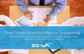 The 4 simple rules for effective outsourcing, offshore - Matt Kesby