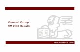 Generali Group 9M 2008 Results