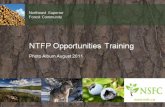 NTFP Opportunities Training Program
