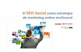 El SEO Social como estrategia de marketing online multicanal