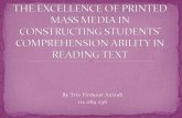 The excellence of printed mass media in constructing