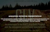 C Level III - Accredited Investor Presentation