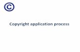 Copyright application process