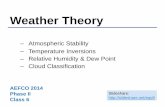 Weather Theory, Class 6 - AEFCO