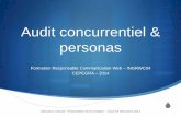 Audit Concurrentiel et analyse des Personas
