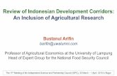 Review of Indonesian development corridors - Bustanul Arafin