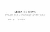 Media key terms sound