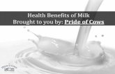 Health Benefits of Milk - Pride of Cows