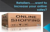 You want to increase online sales?