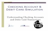 Checking account and debit card simulation p point 2.7.3.g1