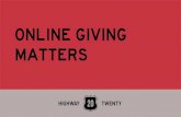 Online Giving Matters
