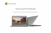 Introducing SAMSUNG Chromebook(XE303)