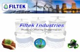 Filtek Fitration Systems presentation