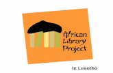 African Library Project in Lesotho