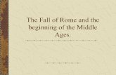 Fall of rome to middle ages ppt
