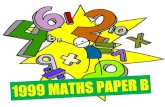 1999 mathematics paper b