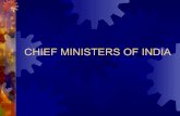 Cheif Ministers of India