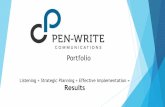 Pen-Write Portfolio