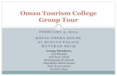 Oman Tourism College Group Tour