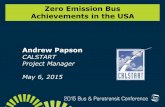 Zeb achievements in the usa apta 2015 - a papson pm calstart